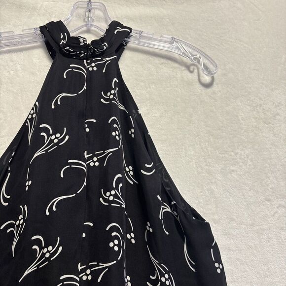 Joie Women's Silk Flowy Sleeveless Mock Neck Blouse Top Cami Suit Career XL - Picture 10 of 15